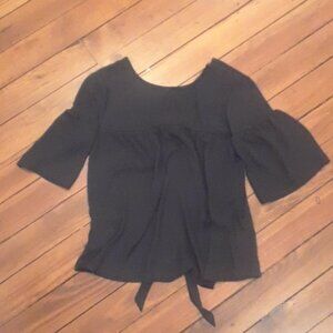 NWT 🌹 Navy Blue Ann Taylor Blouse Top Size XS
